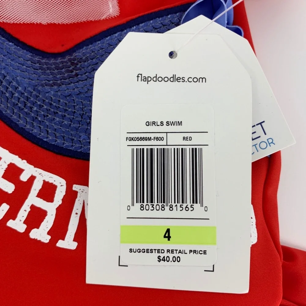 NWT FLAPDOODLES Girls Two-piece‎ Swimsuit